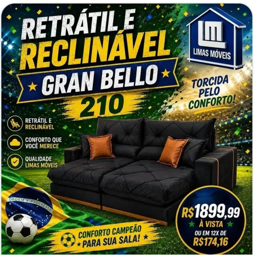 SOFÁ RETRÁTIL PROMOÇÃO