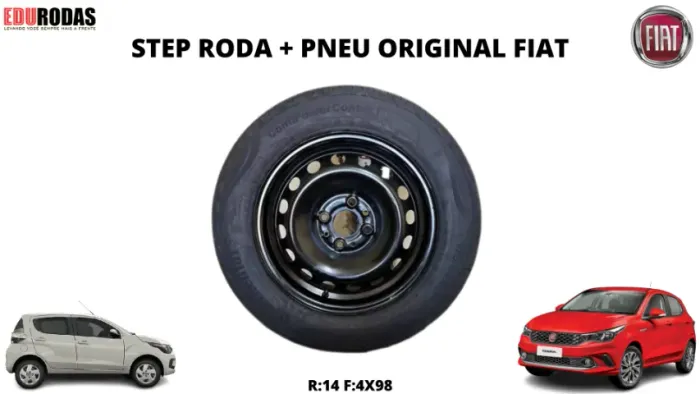 Step Fiat Argo Roda + Pneu Original ( R:14 F:4x98 )