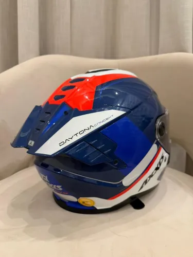 Capacete Axxis Hawk Sv Evo Daytona C7 Azul
