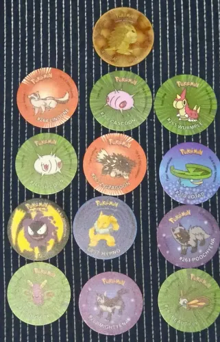 Lote Tazos Pokémon Elma Chips & Importados