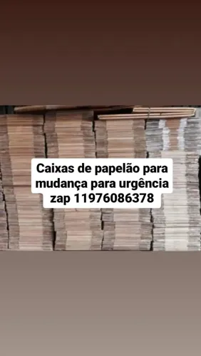 Caixas de papelão para mudança entregamos na sua casa