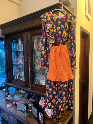 Vestido de festa junina infantil