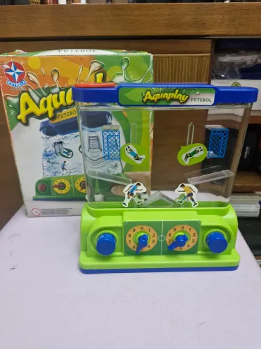 Vintage - Aquaplay futebol - impecável e lindo com caixa