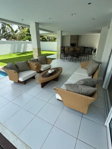 Conjunto de Sofá e Poltrona