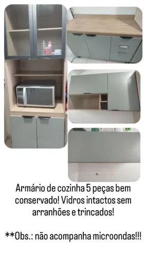 Armários 5 peças cozinha