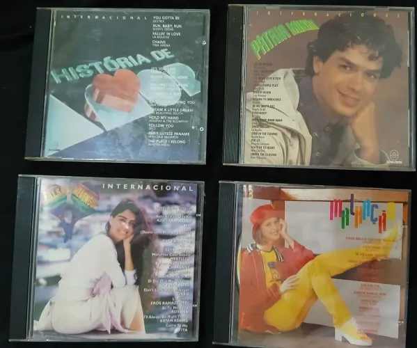 Vendo 4 CDs musicais antigos tema de novela