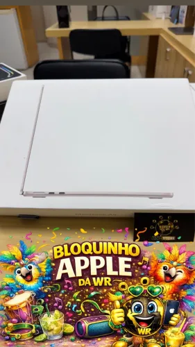 MacBook Air m4 16/256gb 13? cor Starlight Novo