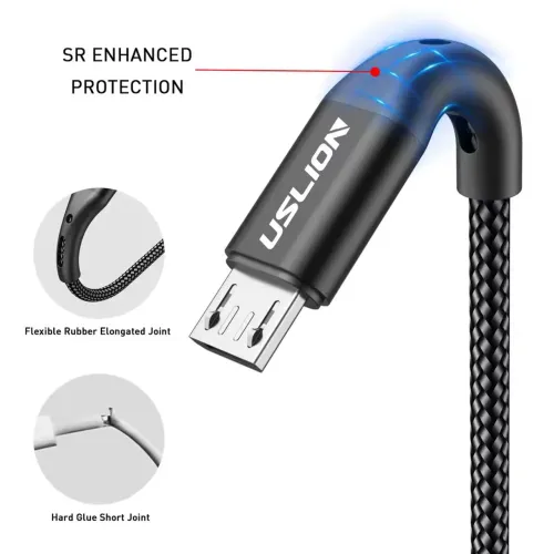 Cabo Carregador USB V8 Nylon