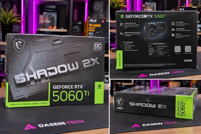 TROCA/LACRADA/GARANTIA - 5060 Ti MSI Shadow 2X OC Plus 8 GB