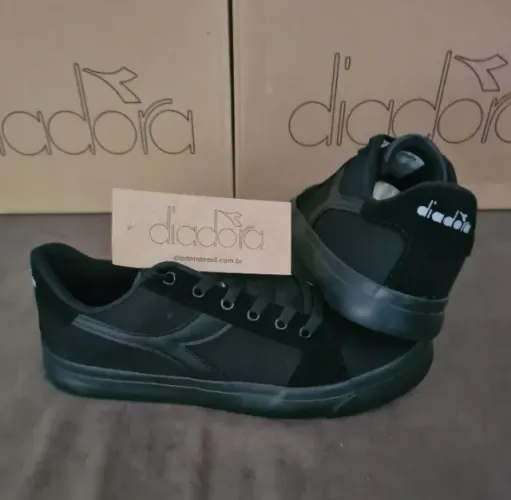 Tênis Diadora Siena preto Tam 38 e 39 (original / novo)