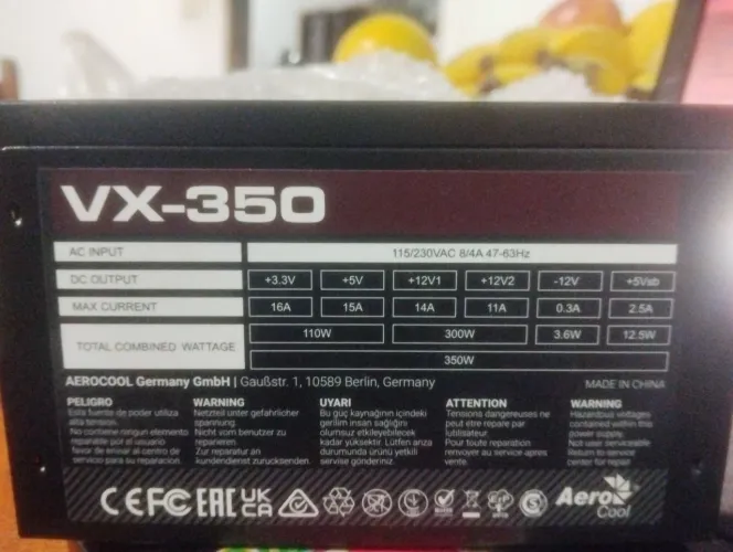 Fonte VX-350 Bivolt