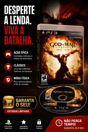 God of War Ascension - PS3 Playstation 3