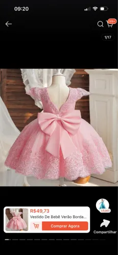Vestido de Festa Infantil