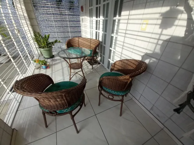 Conjunto de Terraço em Fibra Sintética