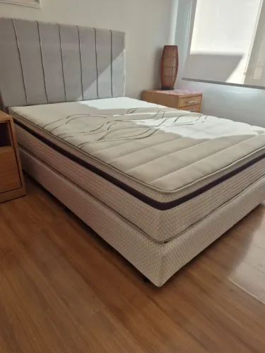 Cama e Colchão CASAL LIBERTY/ BASE SOMIER / ORTOBOM