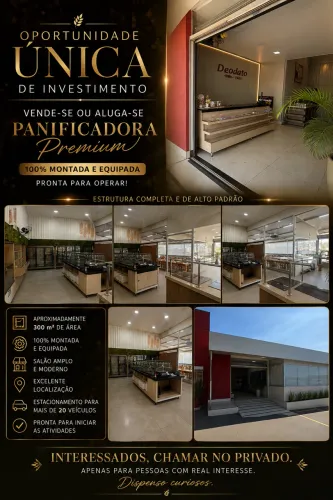 Vendo panificadora montada e 100% equipada