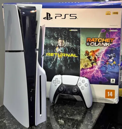 PS5 Slim 1TB Mídia Física