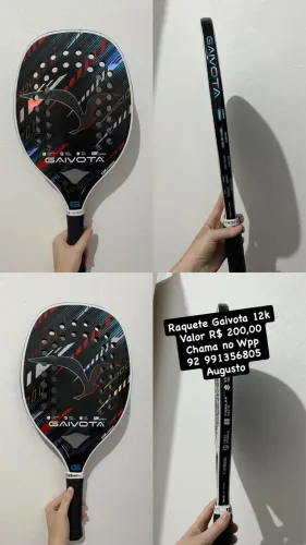 Raquete de beach tennis