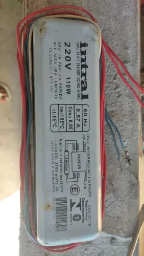 Reator eletrônico HO 110w