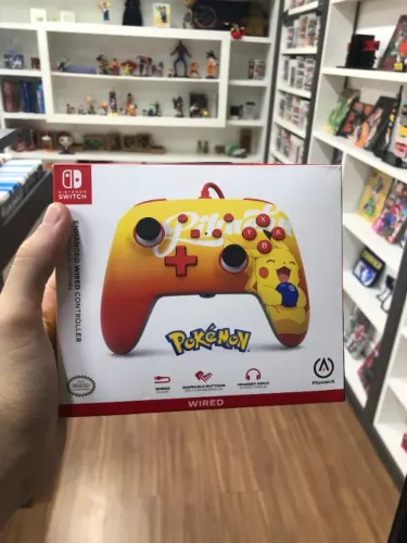Controle Powera Nintendo Switch - Pikachu Oran Berry Pokémon