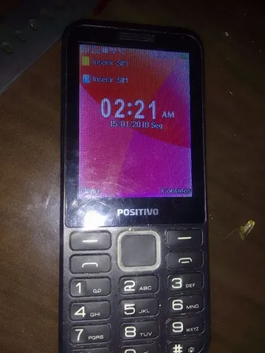 Celular positivo lanterninha