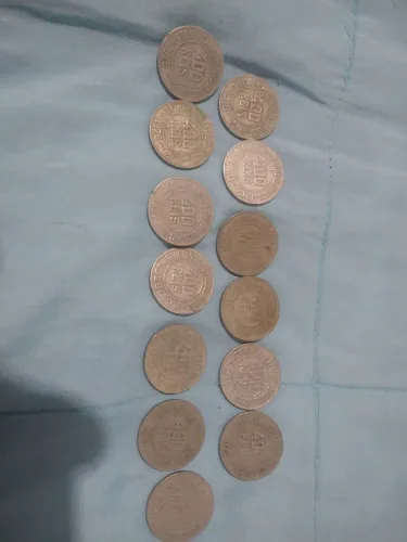13 moedas de 400 reis de 1918 até 1932 sem repetir as datas 