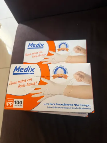 Luvas Medix com Pó (PP)