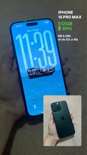 Iphone 16 pro max seminovo