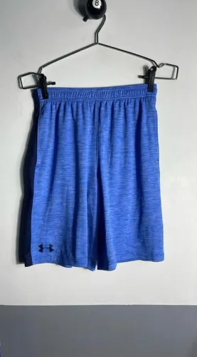 Bermuda Under Armour Esportiva Azul Mescla Original - Tamanho M