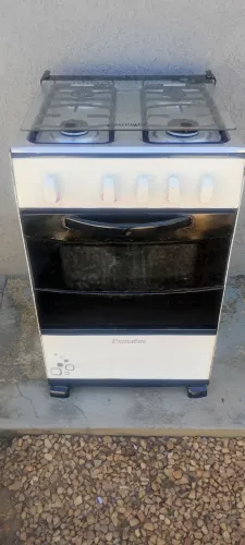 Fogão funcionando