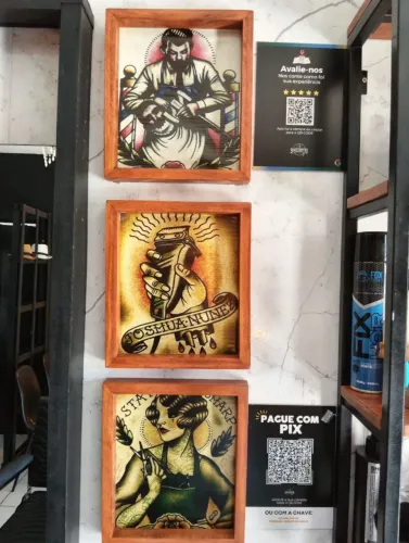 Quadro decorativos barbearia 