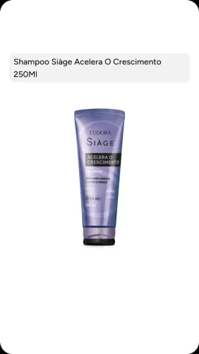 Kit shampoo/Condicionador Eudora siage