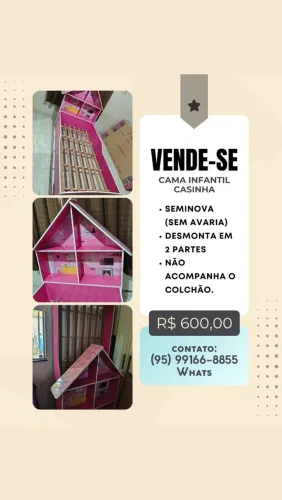 Cama infantil casinha