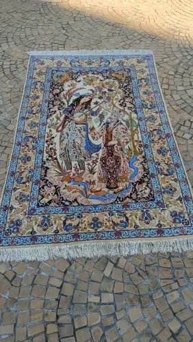 Tapete Persa Isfahan 1,60 x 1,06 item de colecionador
