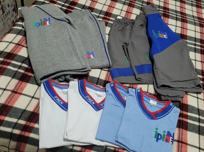 Uniforme Ipinen 4 cami.Tm4, 2 berm. Tm.6, 1 conj. Tm6, 1 blu.tac.tm6.