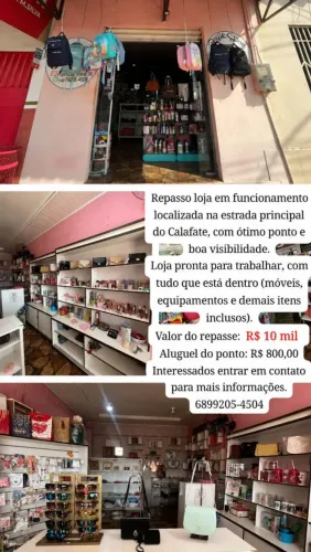 Repasse de loja