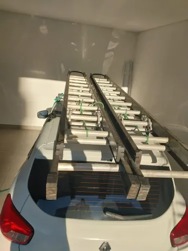 Escada Fibra 6.5mts 22 degraus. Chama no zap