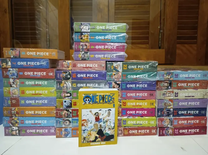 Coleção One Piece 3 em 1 volumes 1 ao 37