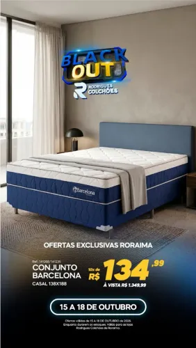 Cama casal molas ensacadas de loja