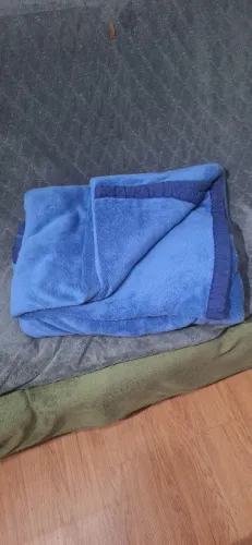 Cobertor Fleece Queen Azul Petróleo
