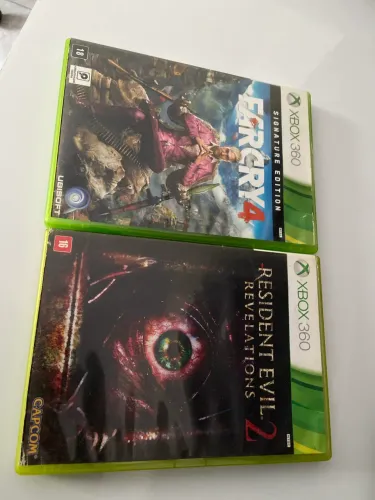 Far Cry 4 + Resident Evil Revelations 2 Xbox 360 original