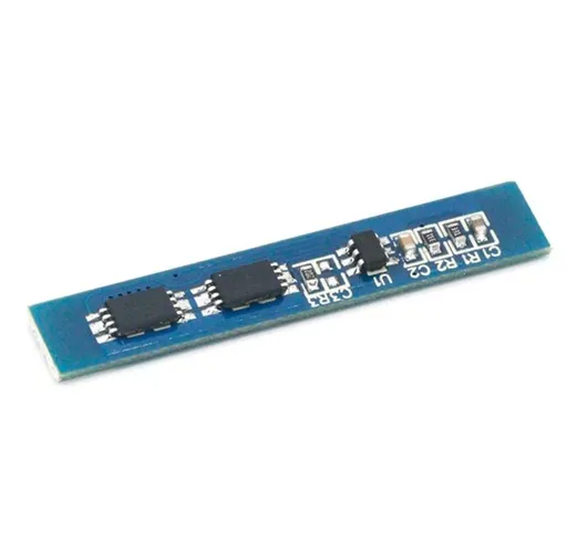 Placa proteção/carregamento bms pcb 2s 3a  7.4v nominal  4.4v máximo 