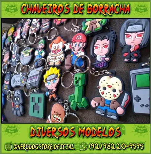 Chaveiros Atacado e Varejo Geek Nerd Gamer - NerdDog Store