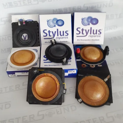 Reparos. Stylus. Para: driver, super tweeter , e corneta. (unidade). Novos.
