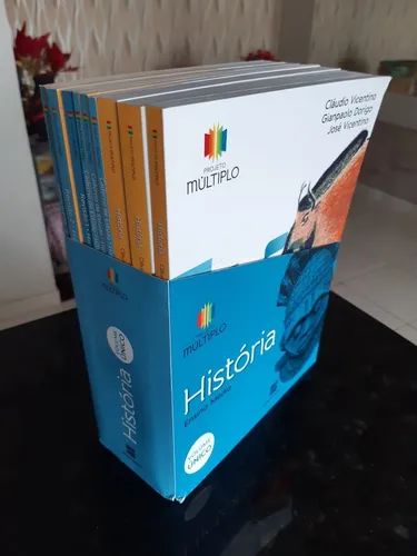 História - Projeto Múltiplo (3 Livros+6 Cadernos+1 Atlas)