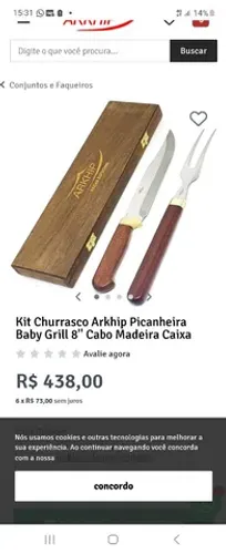 Conjunto Garfo e Faca Pucanheira Grill