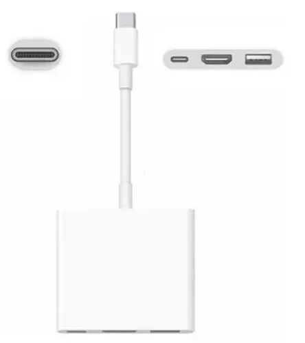 Adaptador de USB-C para AV digital multiporta Apple
