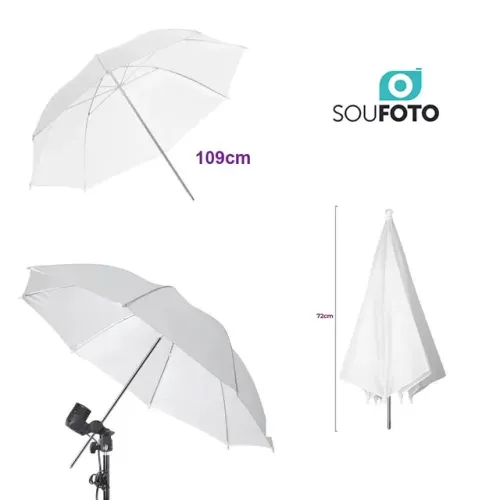 Sombrinha Branca Difusora 109cm SBD-109