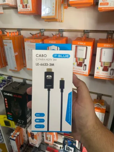 Cabo HDMI 3M 4K UHD IT-BLUE LE-6633-3M