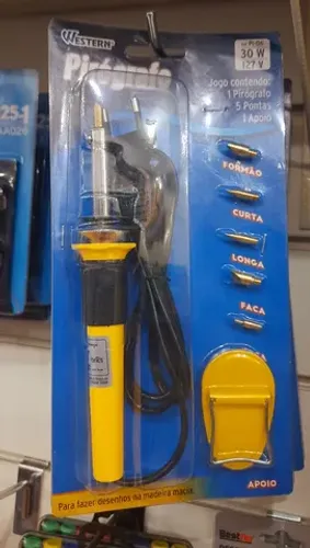 Pirografo jogo contendo 1pirografo